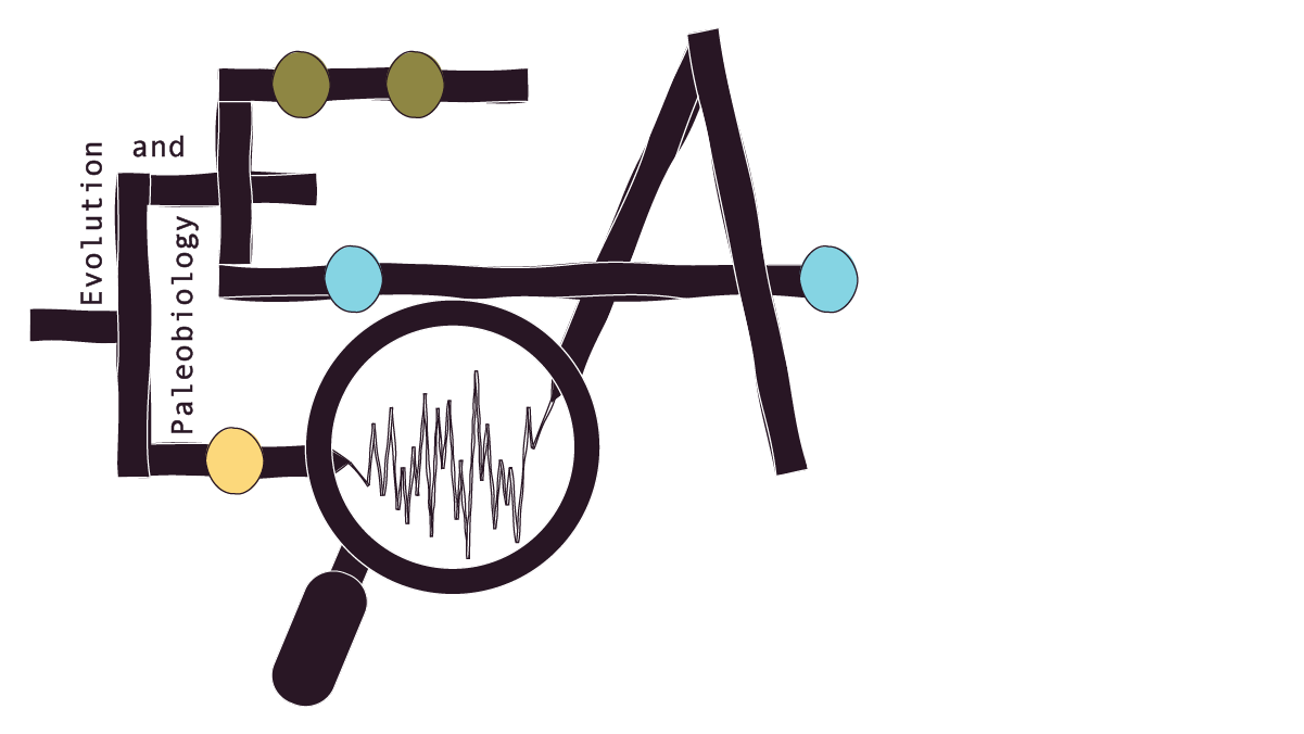 logo med fylogenetisk tre og forstørrelsesglass